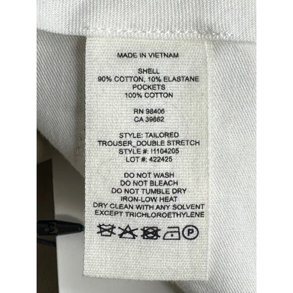 Theory NWT Tailored Trouser Pants Beige Stone Double Stretch Office Workwear 8 - Picture 6 of 10